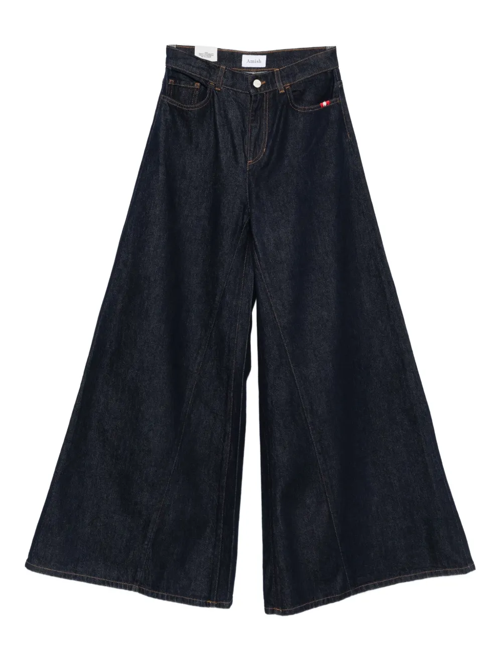 AMISH Colettee wide-leg jeans | Blue | Image 1