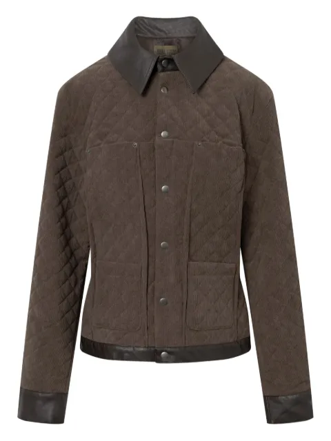 Elena Velez quilted corduroy jacket