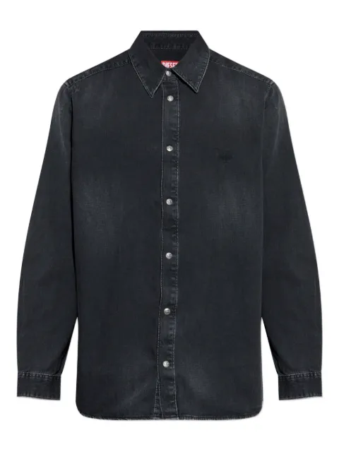 Diesel D-Simply embroidered denim shirt