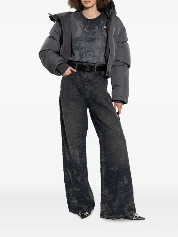 DIESE ディーゼル Relaxed Jeans D-Sire 007bv Diesel 1996 D-Sire 007bv Washed Jeans | Grey | FARFETCH CA