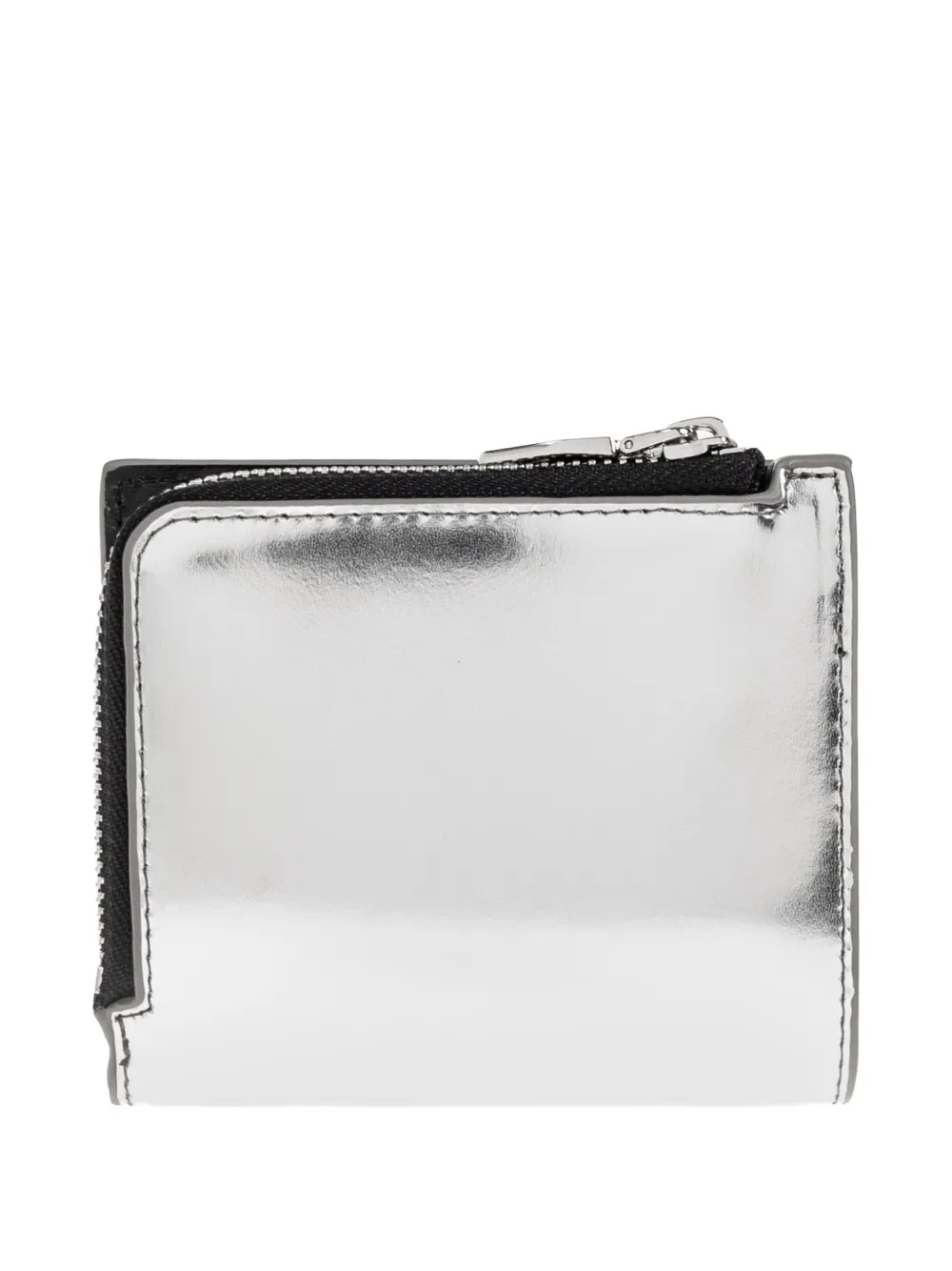 Diesel metallic-leather wallet - Zilver