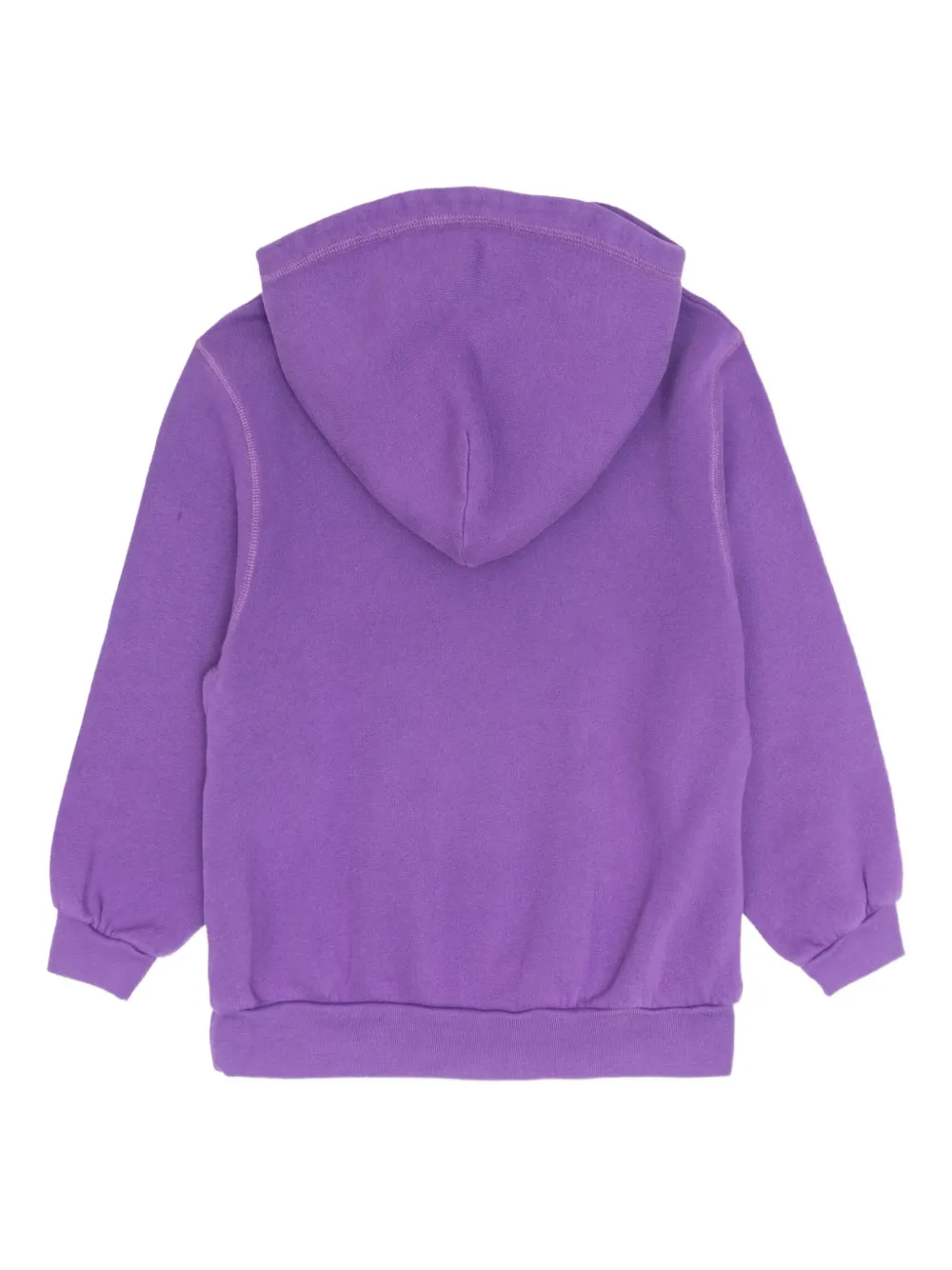 American Vintage Kangaroo-pocket Hoodie In Purple