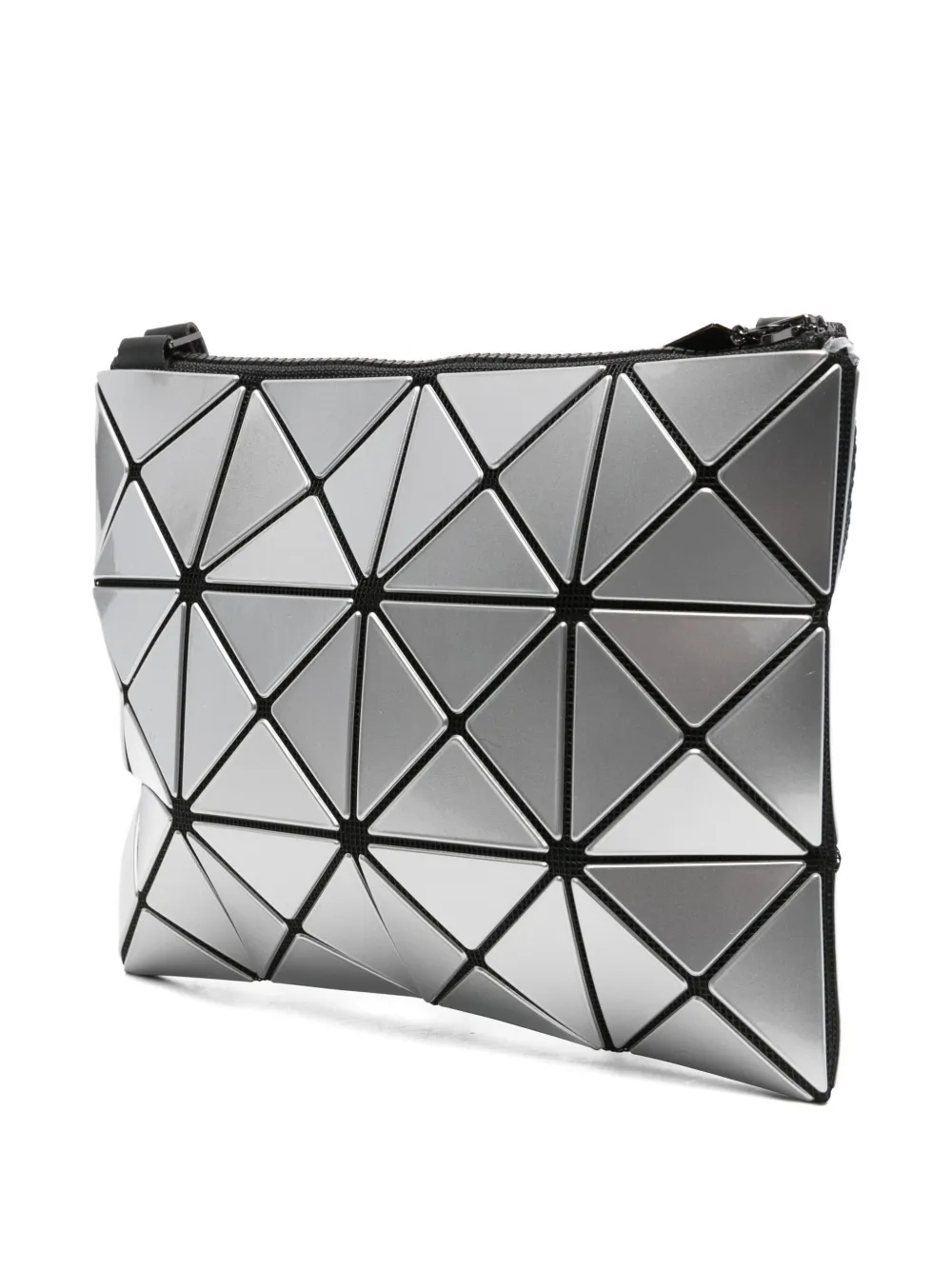 Bao Bao Issey Miyake Lucent Geometric-pattern Shoulder Bag In Silver