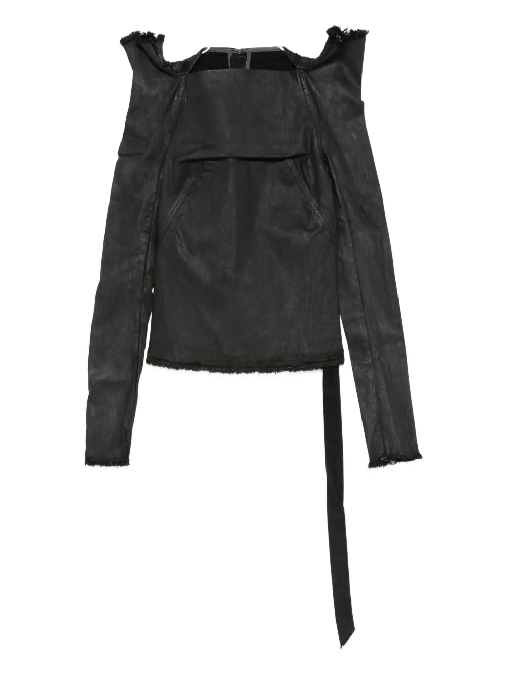 Rick Owens Drkshdw Tec Blouse In Black