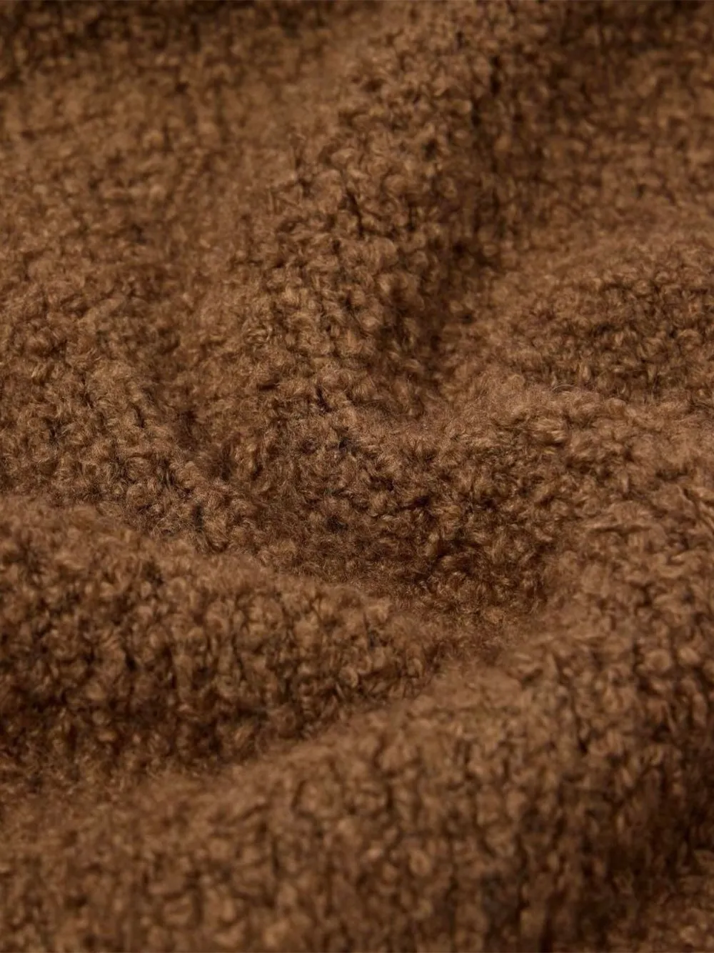 Edwin Textured Wool Sweater In Brown