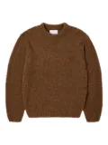 Edwin textured wool sweater - Brown
