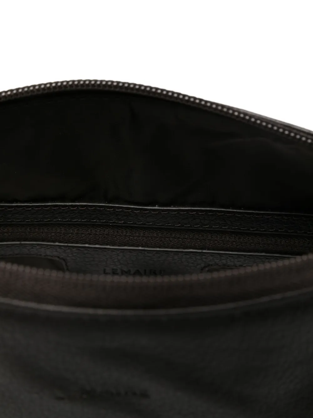 LEMAIRE Leren crossbodytas Bruin