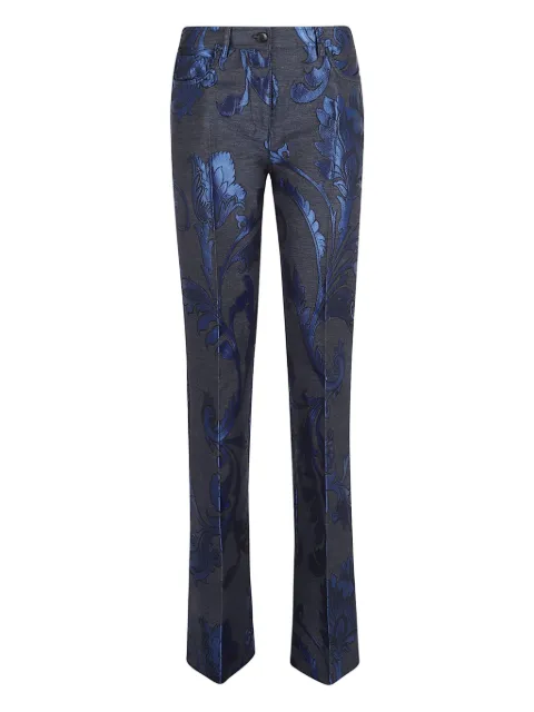 ETRO damask-print jeans