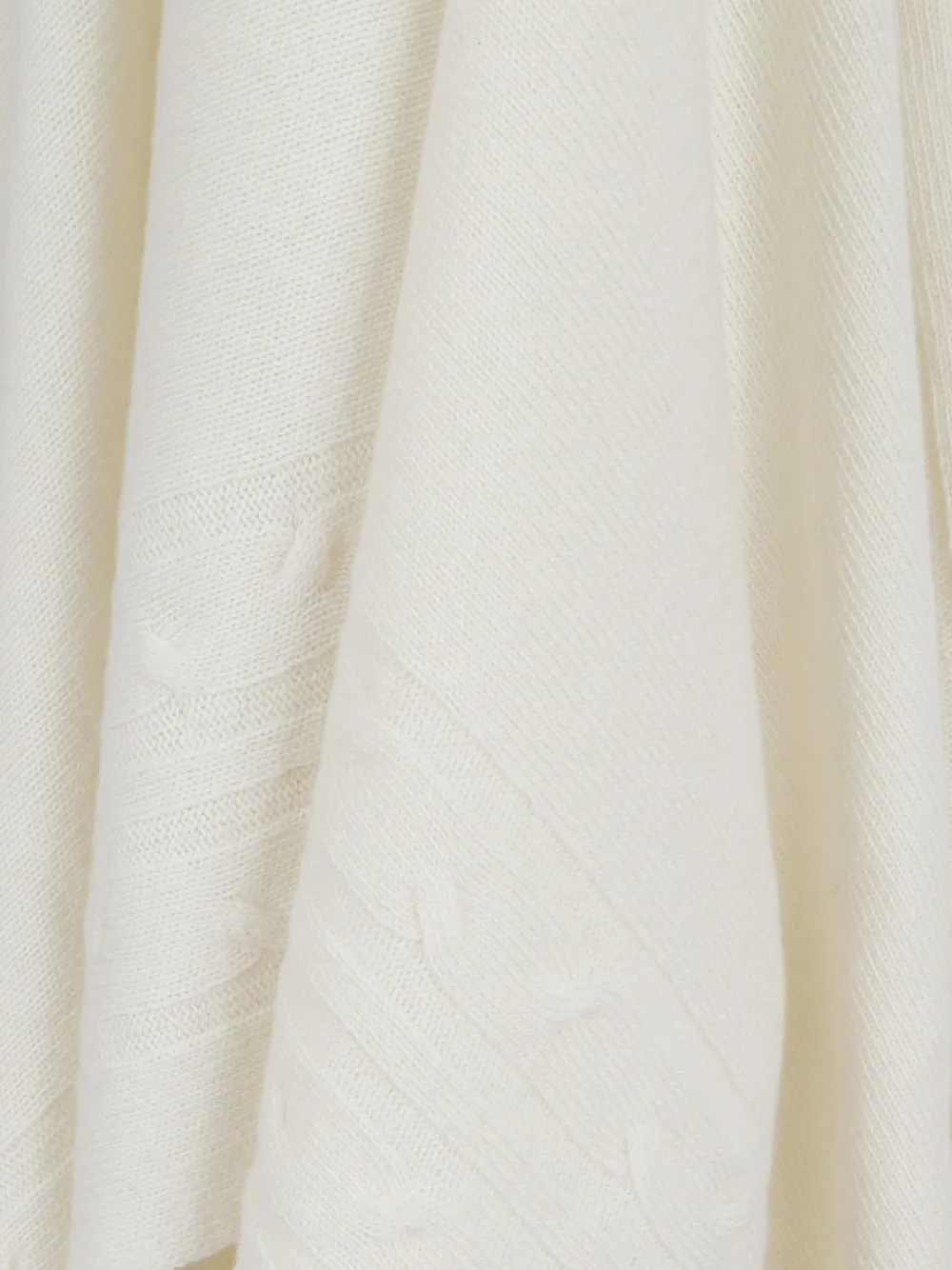  Ermanno Scervino Cashmere Oversized Jacket - White 