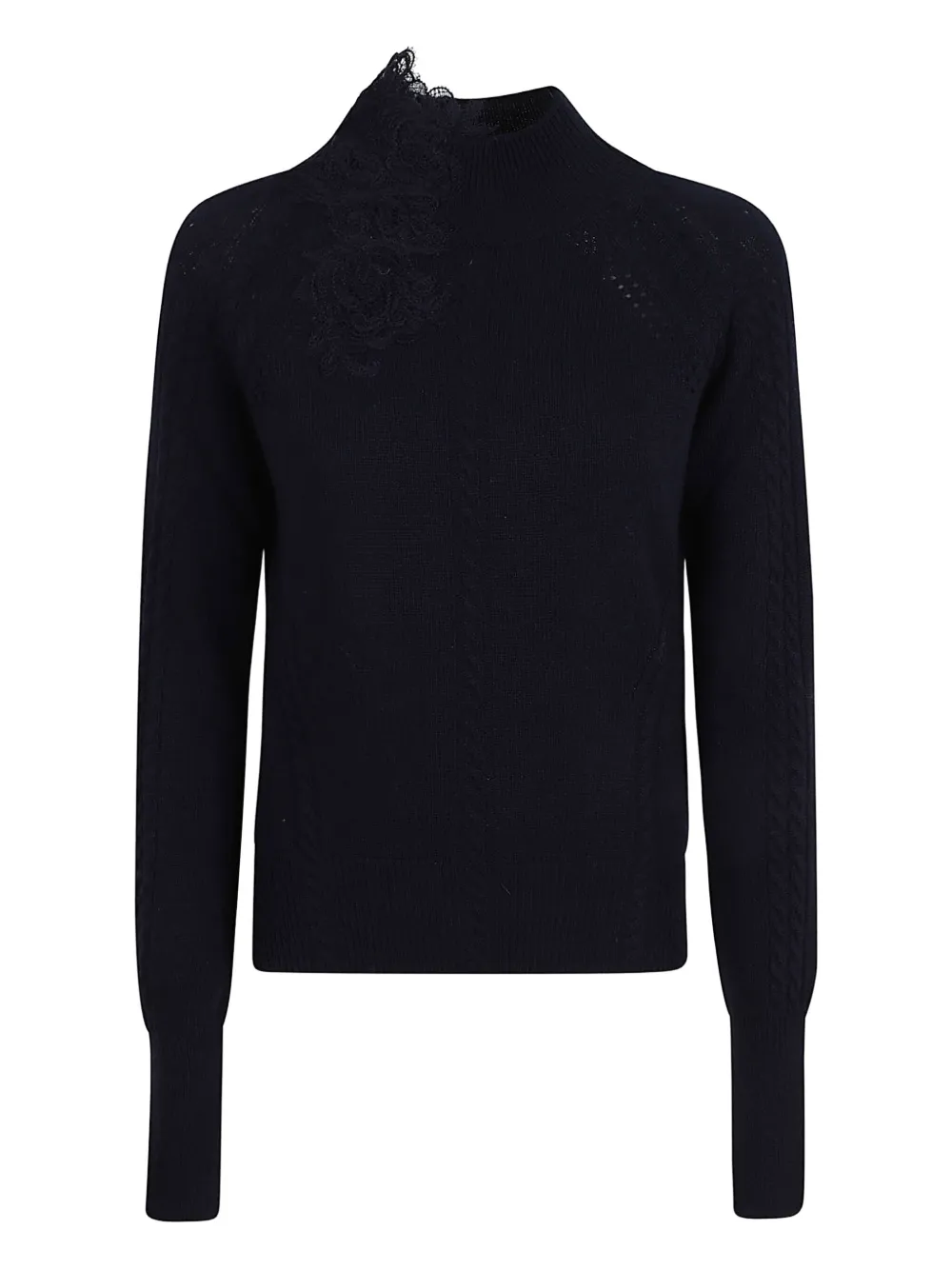 Ermanno Scervino lace.detail sweater | Blue | Image 1