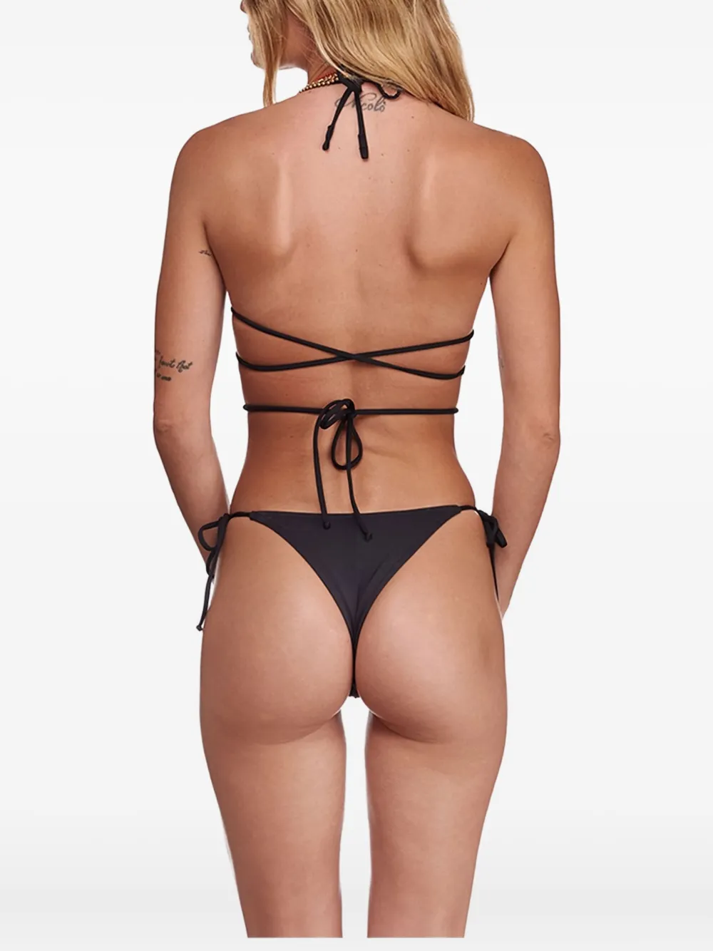 Reina Olga Bikini met gekruiste voorkant Zwart