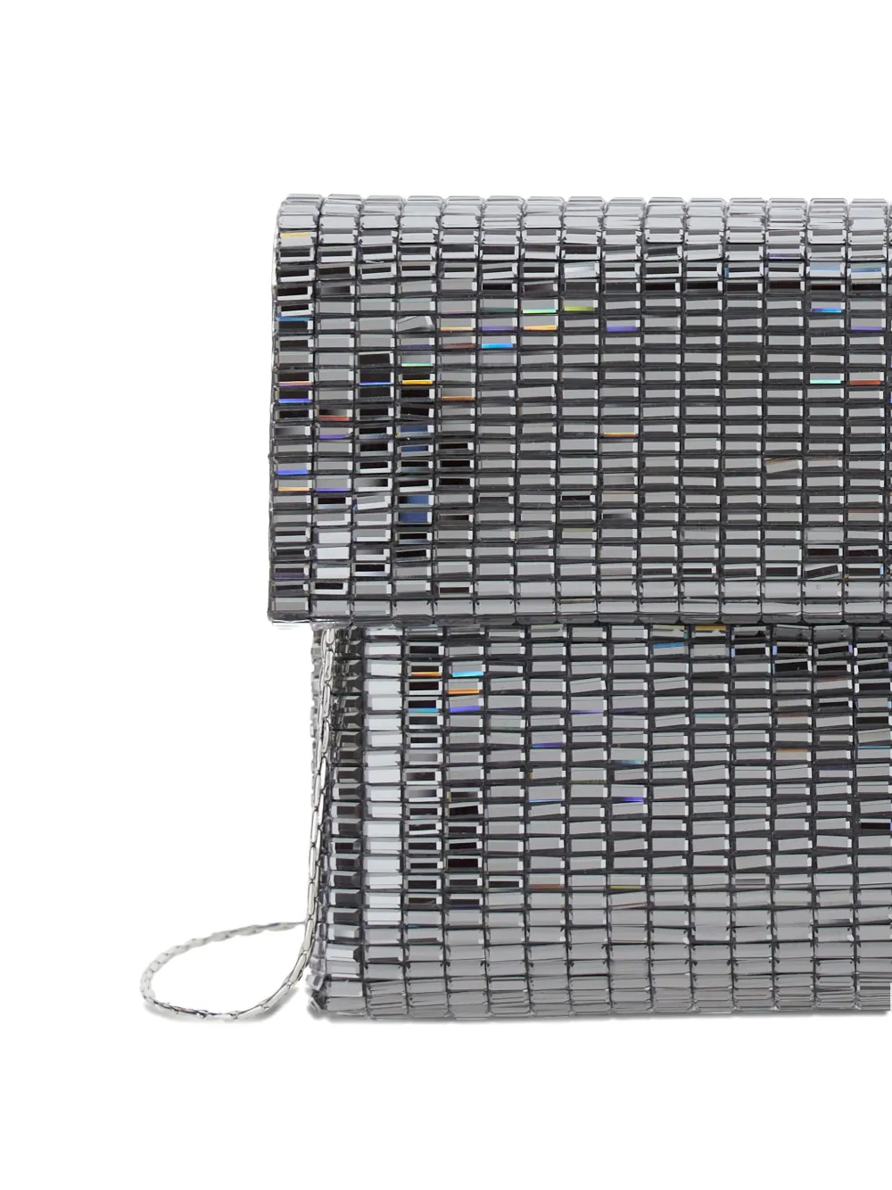  Twenty Fourhaitch Pixel-pattern Clutch Bag - Silver 