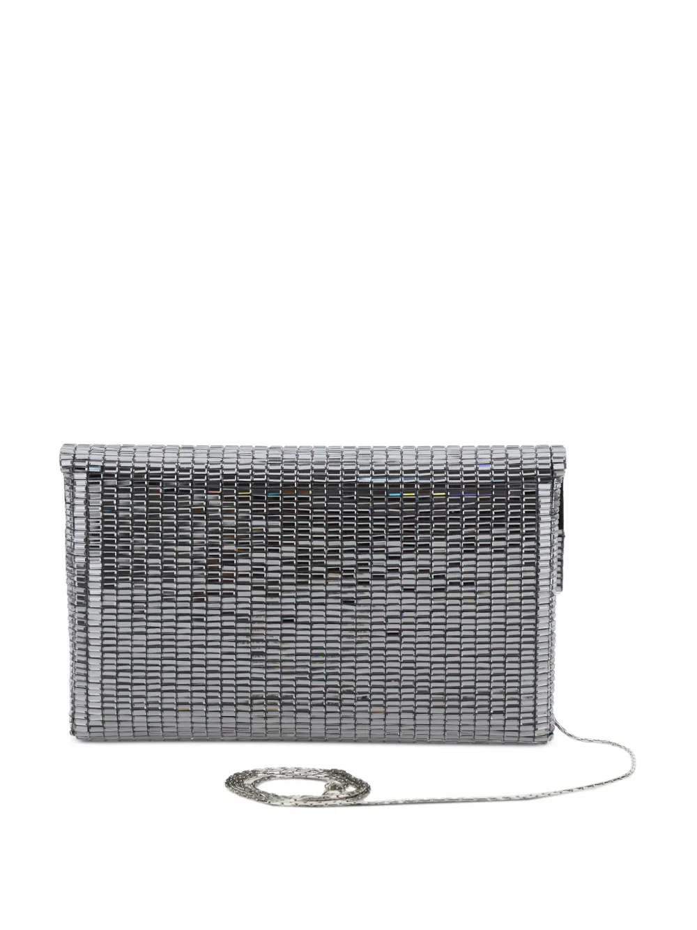  Twenty Fourhaitch Pixel-pattern Clutch Bag - Silver 