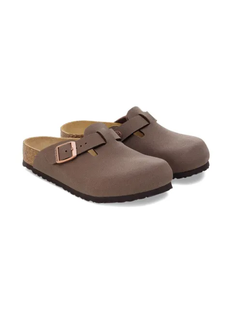 Birkenstock Kids Boston buckle-fastening slippers