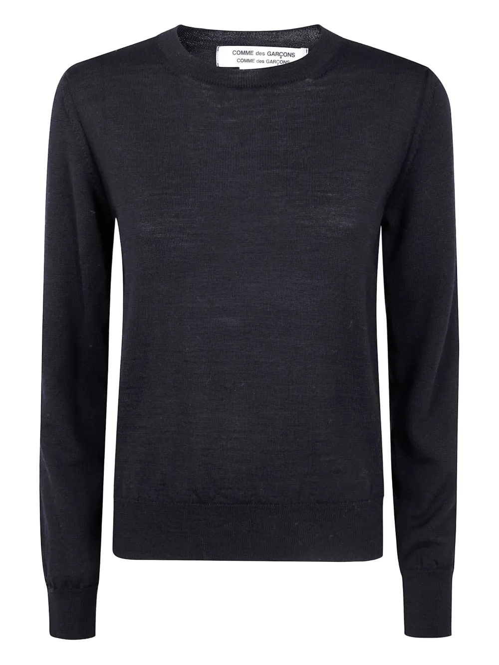 Comme Des Garçons Comme Des Garçons round-neck wool sweater | Black | Image 1