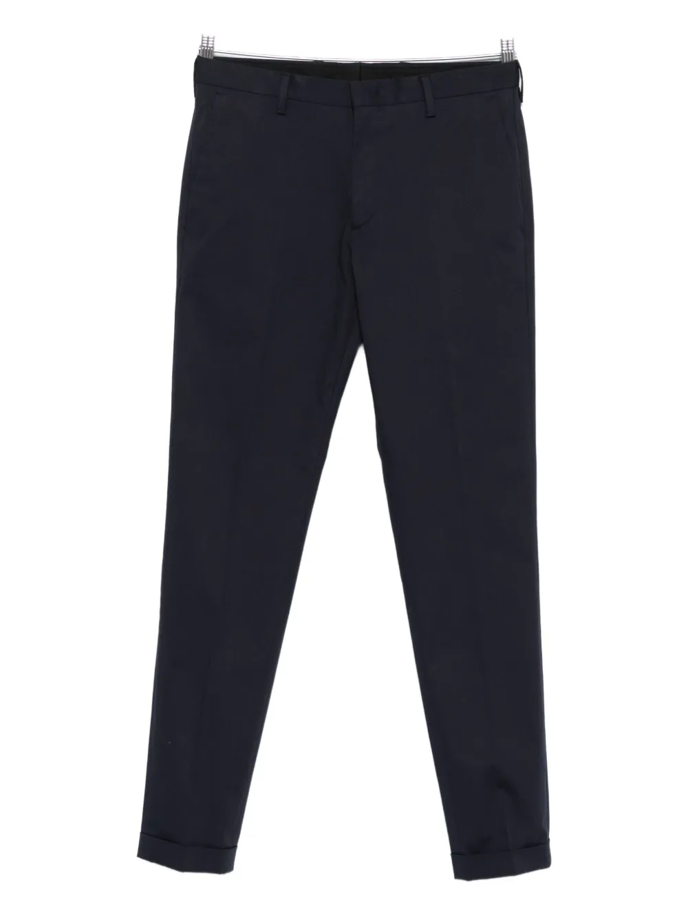 Paul Smith Stretch-cotton Trousers In Blue