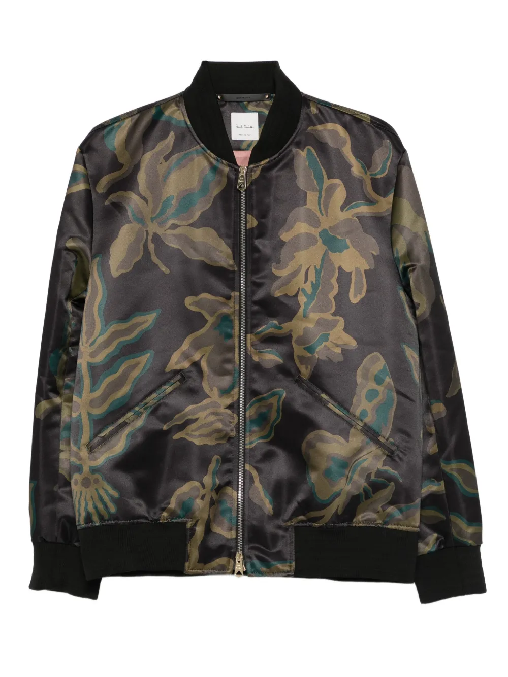Paul Smith ジップアップ ボンバージャケット - ブラック Paul Smith ジップアップ ボンバージャケット - ブラック