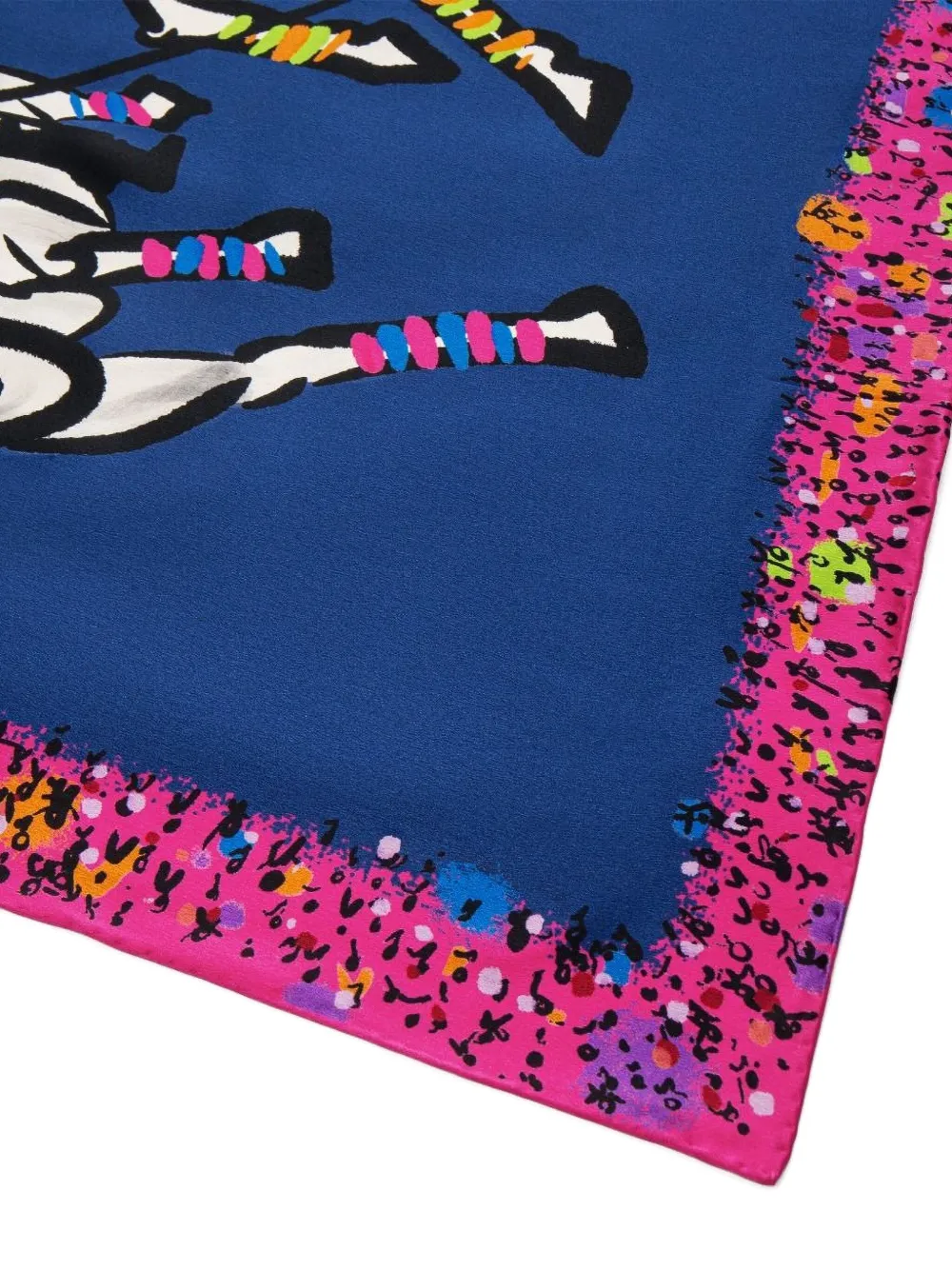 Equestrian Print Silk Scarf