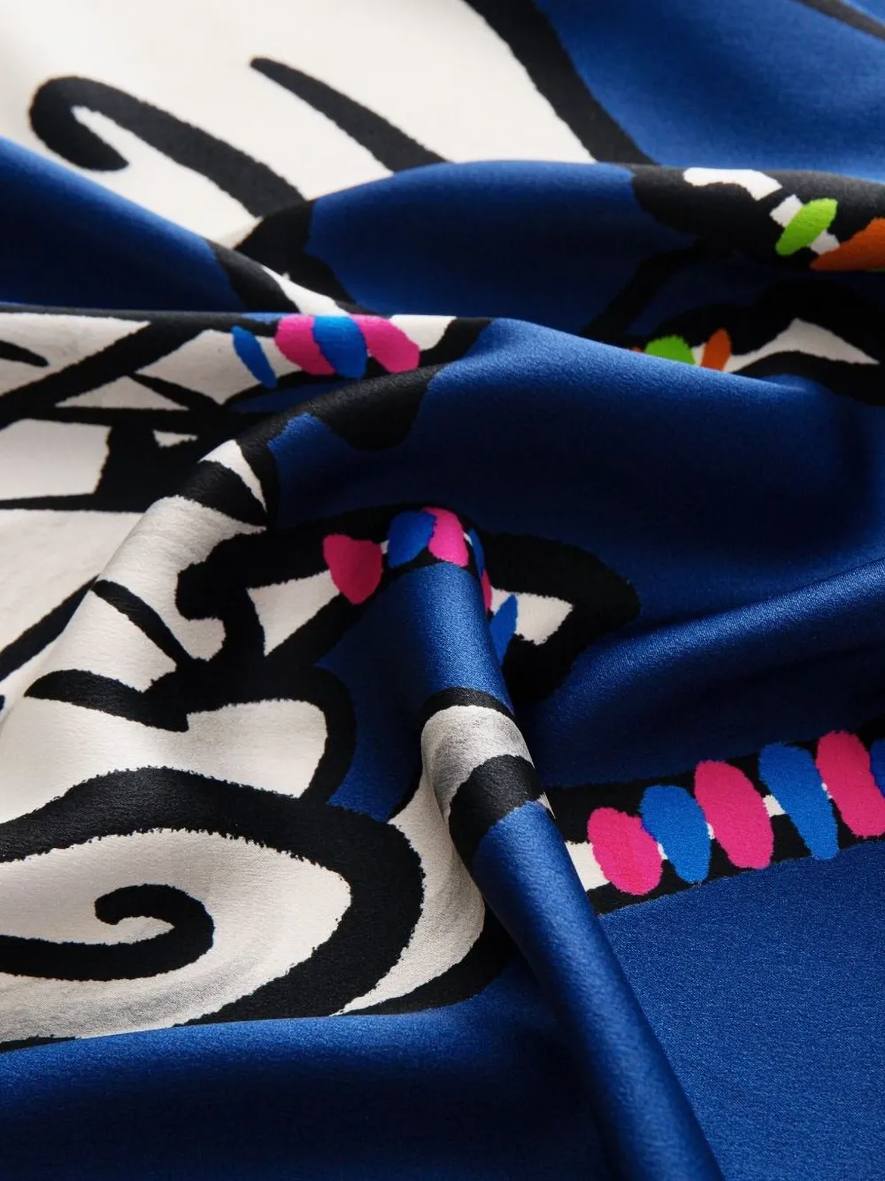 Equestrian Print Silk Scarf