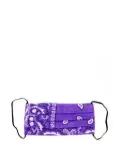 Arizona Love Bandana paisley-print face mask - Purple