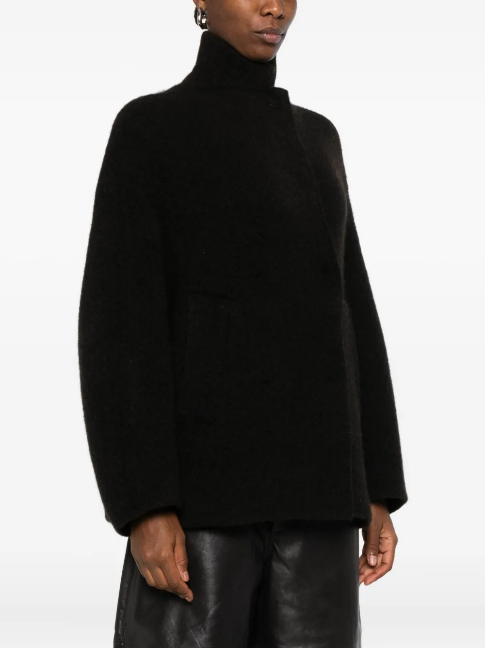 Boboutic Wool Jacket In Black