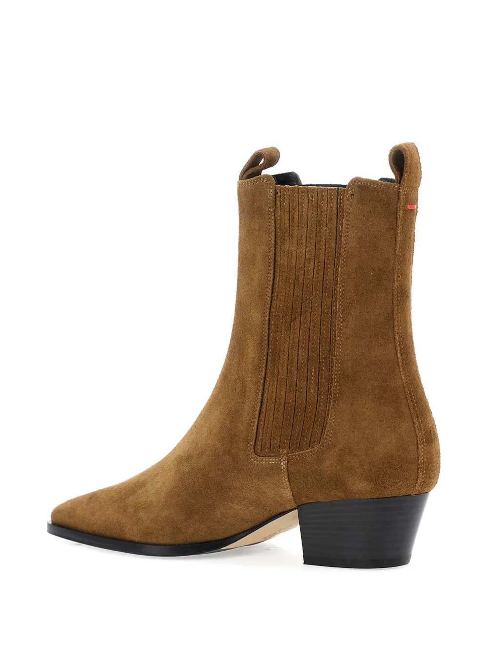 Aeyde Women Agata Cow Suede Leather Tobacco In Multi