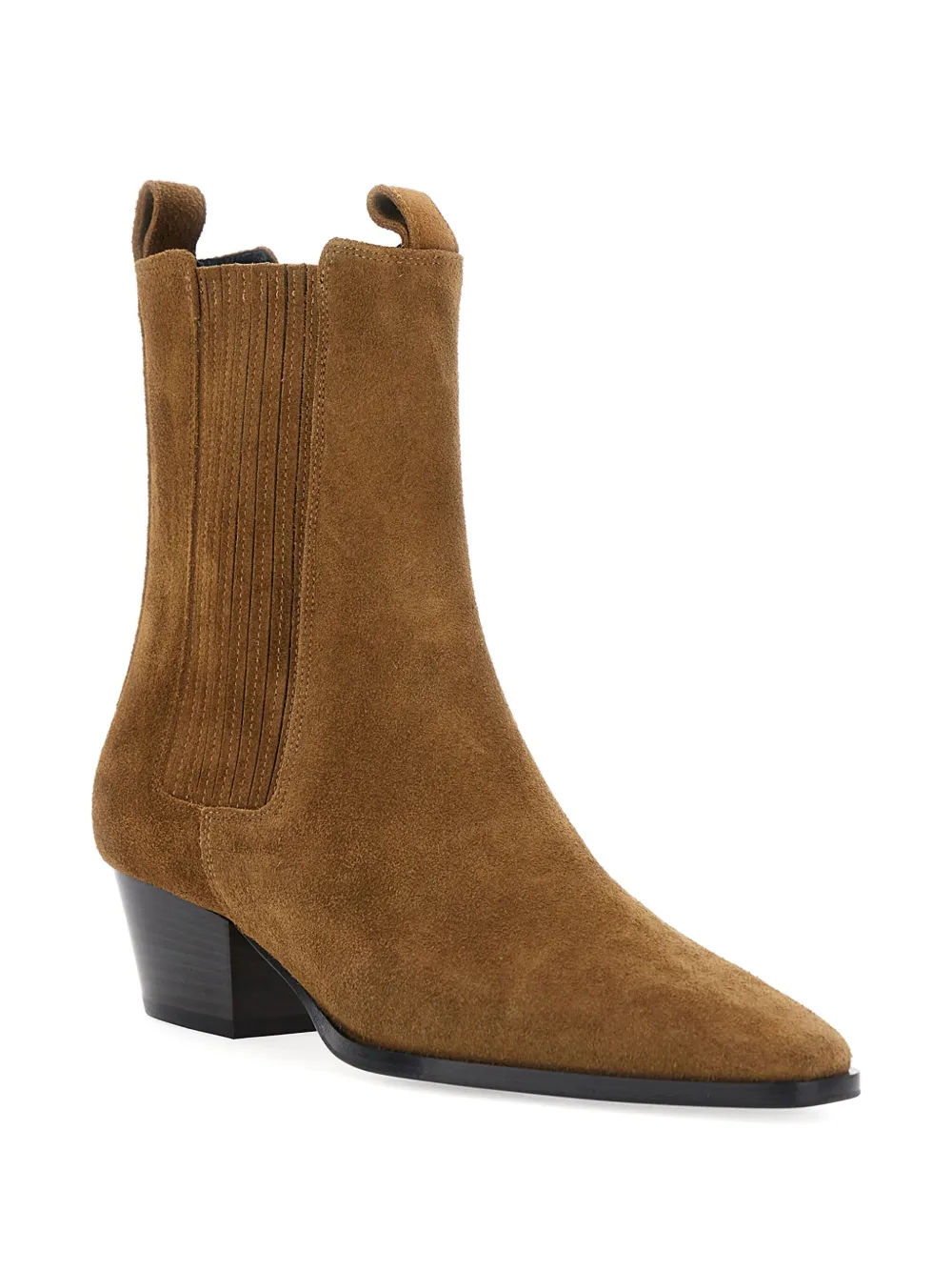 Aeyde Women Agata Cow Suede Leather Tobacco In Multi