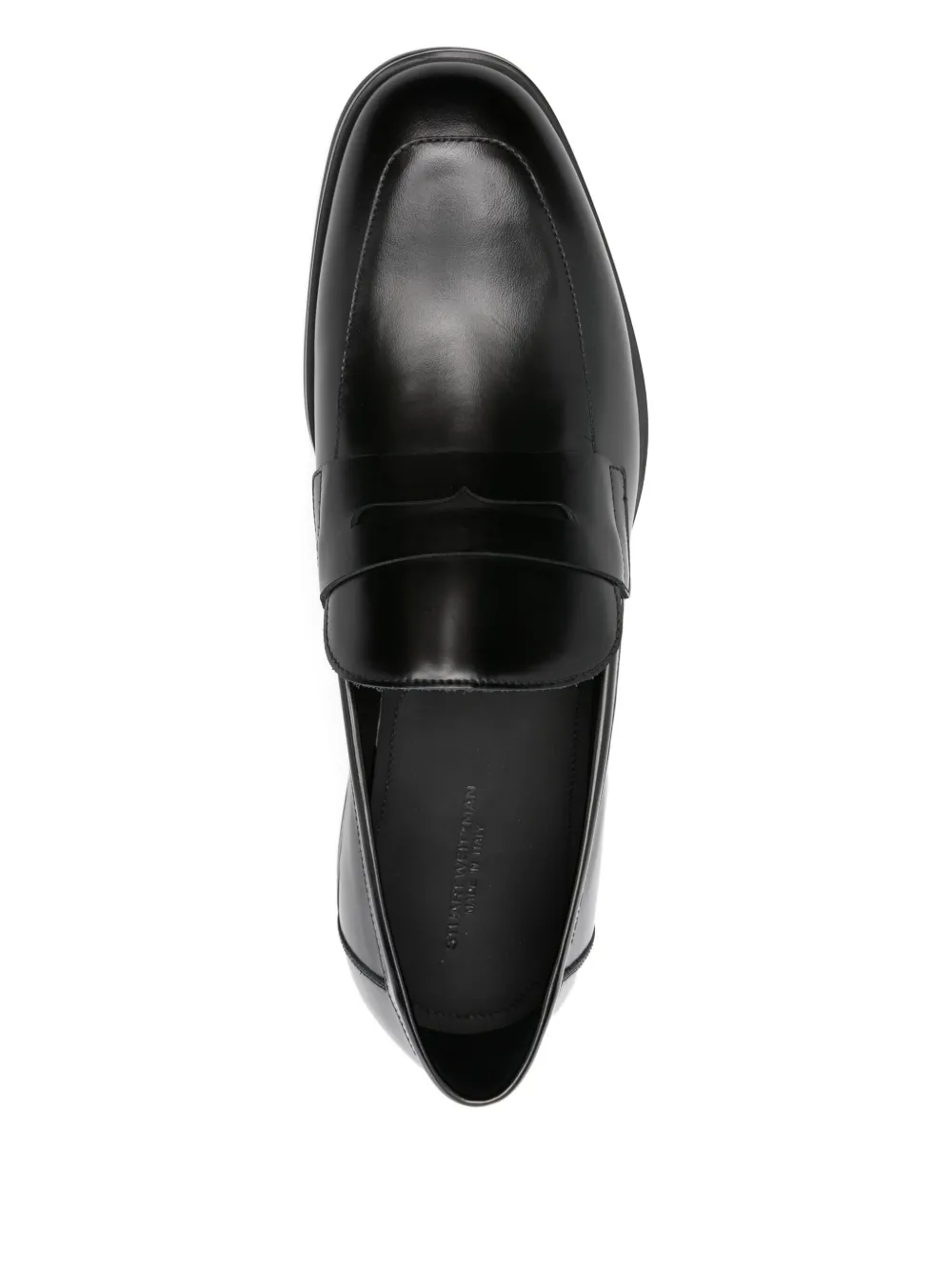 Stuart Weitzman Sw Club Classic Penny Loafers In Black
