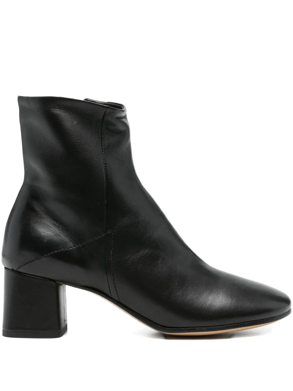 Pomme D´Or 60mm leather ankle boots | Black | Image 1