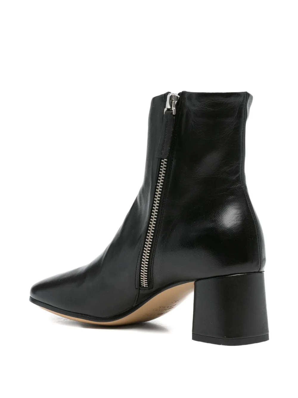Pomme D´Or 60mm leather ankle boots Black