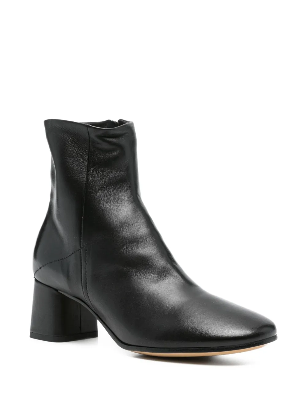 Pomme D´Or 60mm leather ankle boots Black