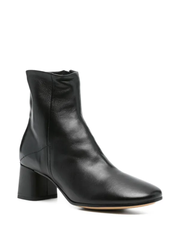 Pomme D´Or 60mm Leather Ankle Boots Black FARFETCH GE