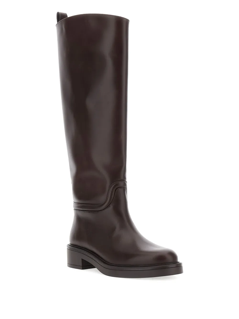 Stuart Weitzman Celia leather riding boots Brown