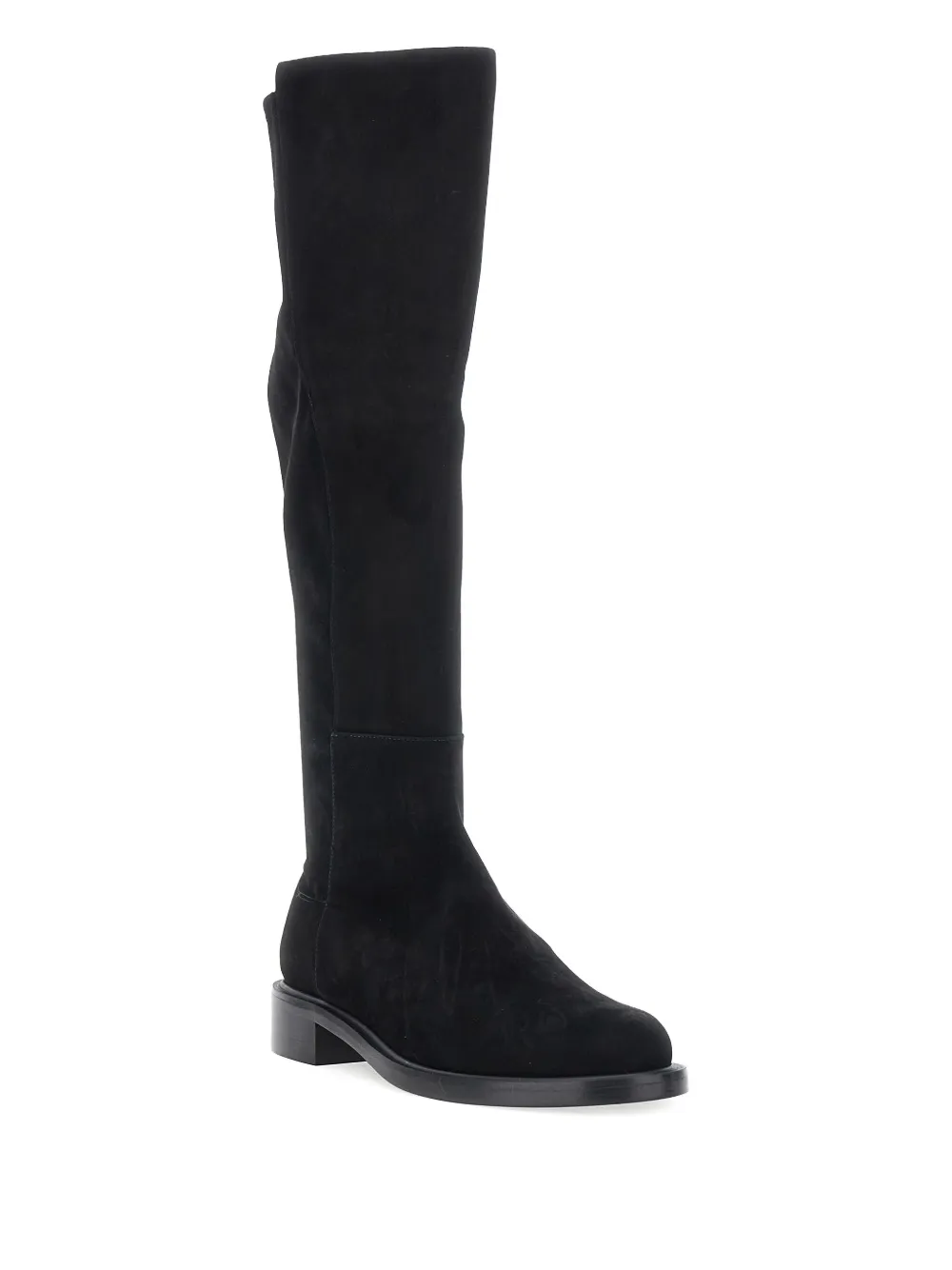 Stuart Weitzman Block-heel Boots In Black