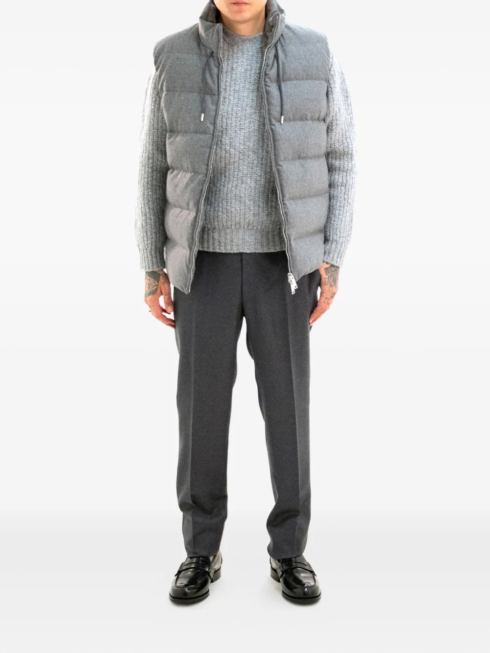 Montedoro quilted high-neck gilet | Waistcoats & Gilets | Image 2