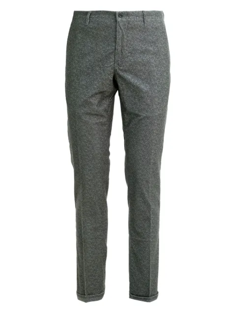 Incotex textured cotton trousers