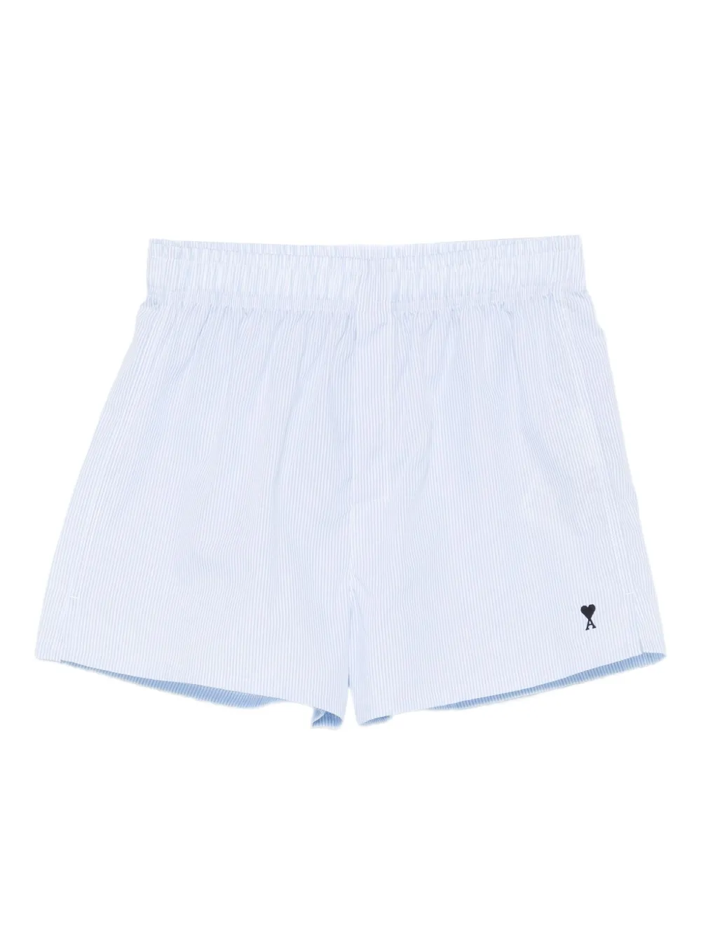 AMI Paris striped pyjama shorts | Blue | Image 1