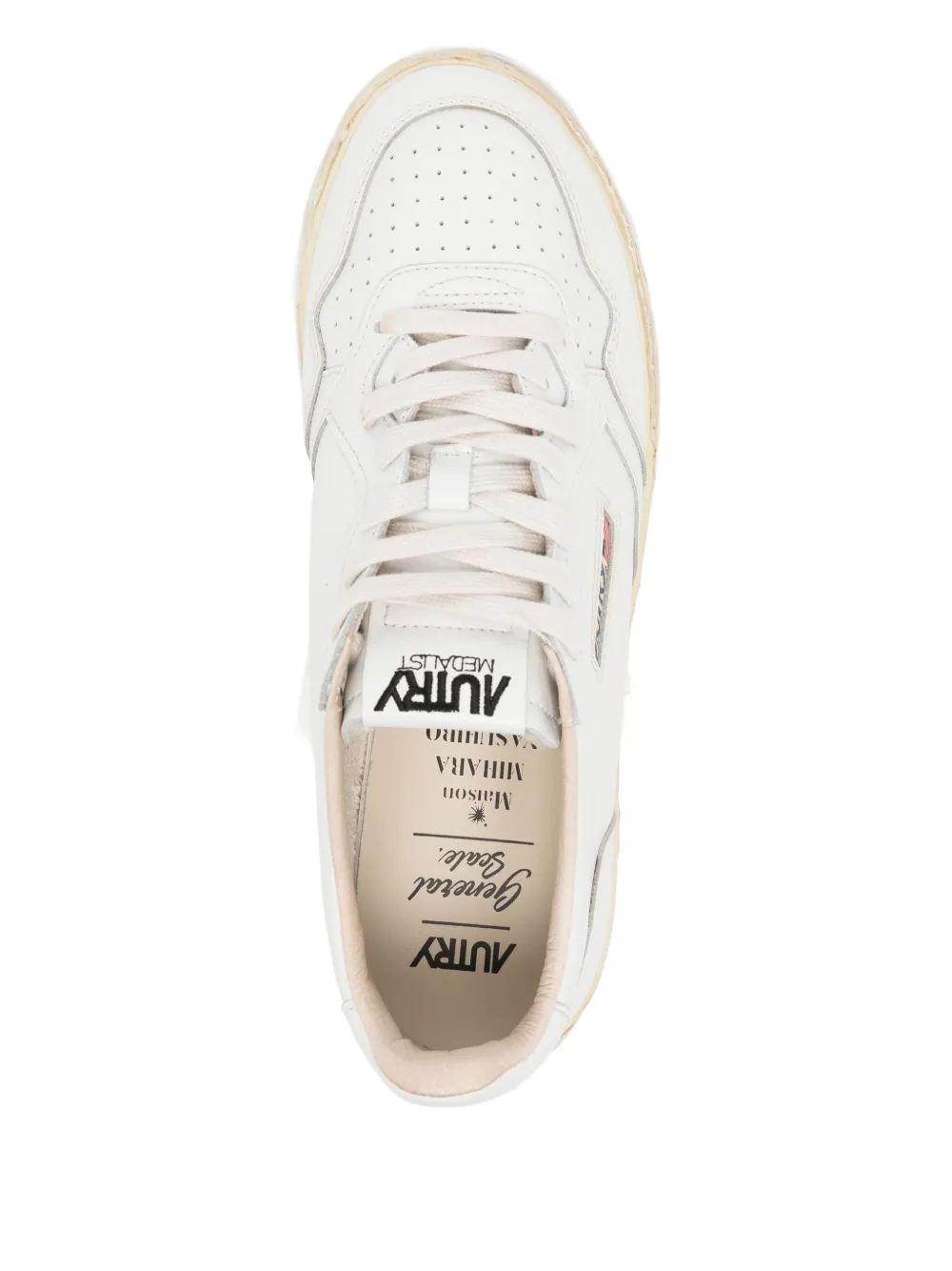 Autry X Maison Mihara Yasuhiro General Scale Medalist Sneaker In White