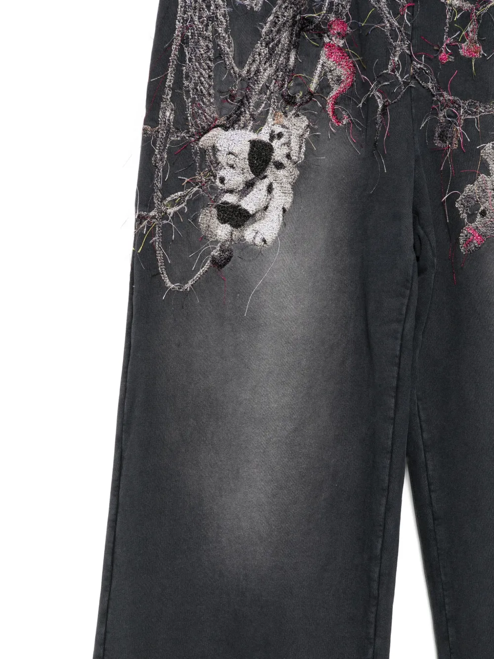 Doublet Trainingsbroek met borduurwerk Grijs