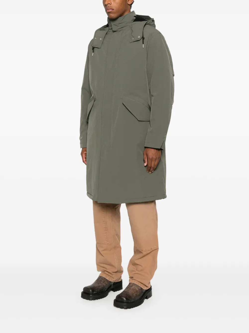 Apc A.p.c. Parka Anatole Clothing In Green