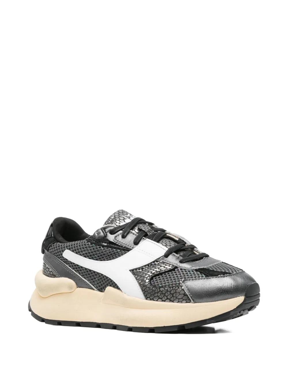 Diadora Mercury Elite Cobra Used Sneakers In Silver