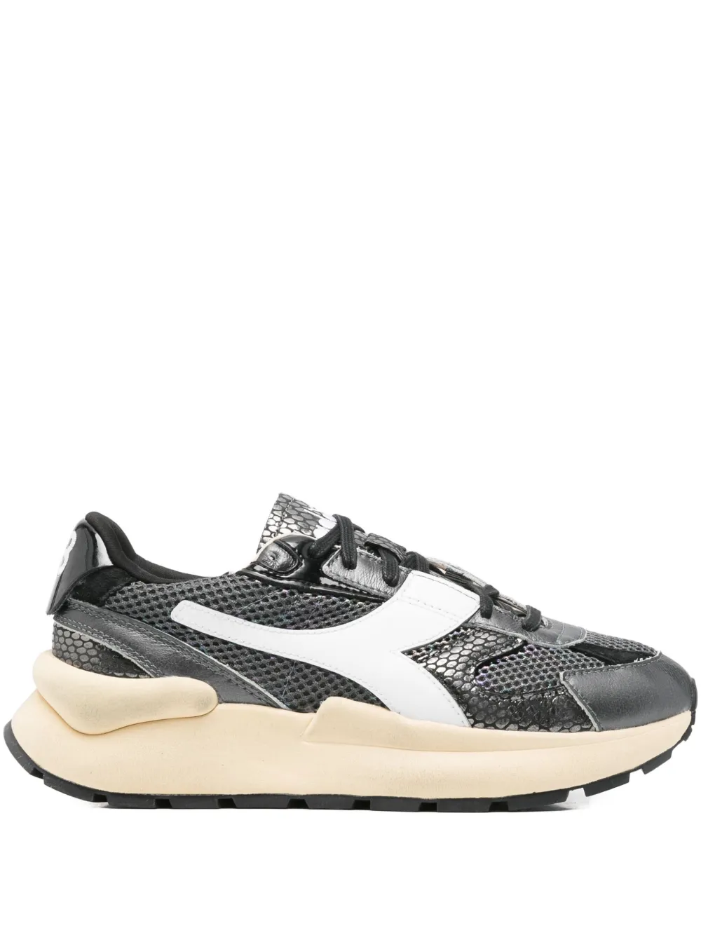 Diadora Mercury Elite Cobra Used Sneakers In Silver