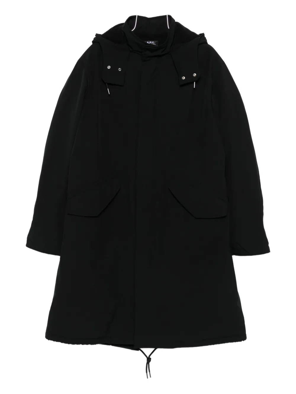 A.P.C. single-breasted coat | Black | Image 1