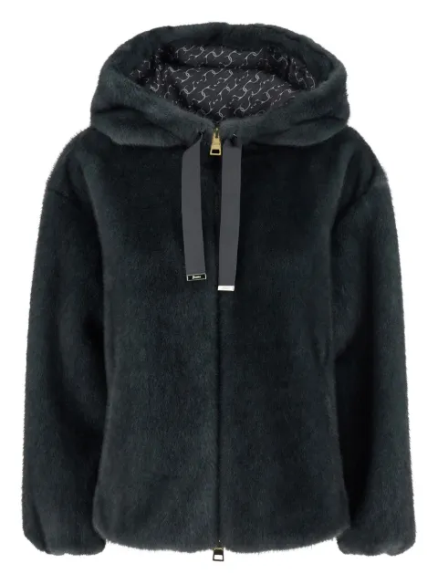 Herno hooded faux-fur jacket