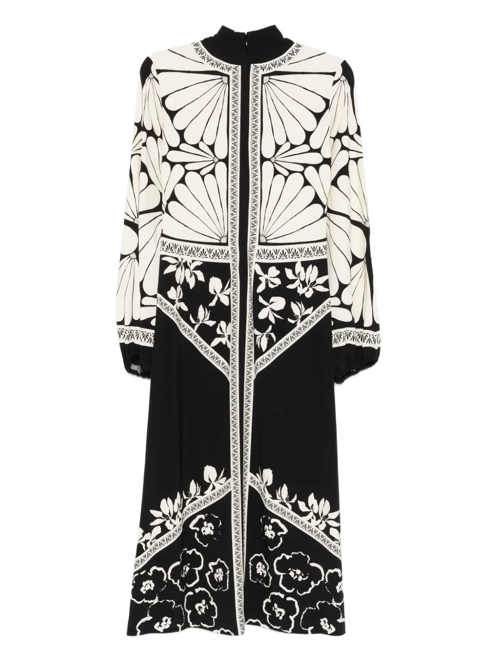 Raquel Diniz floral-print dress - Zwart