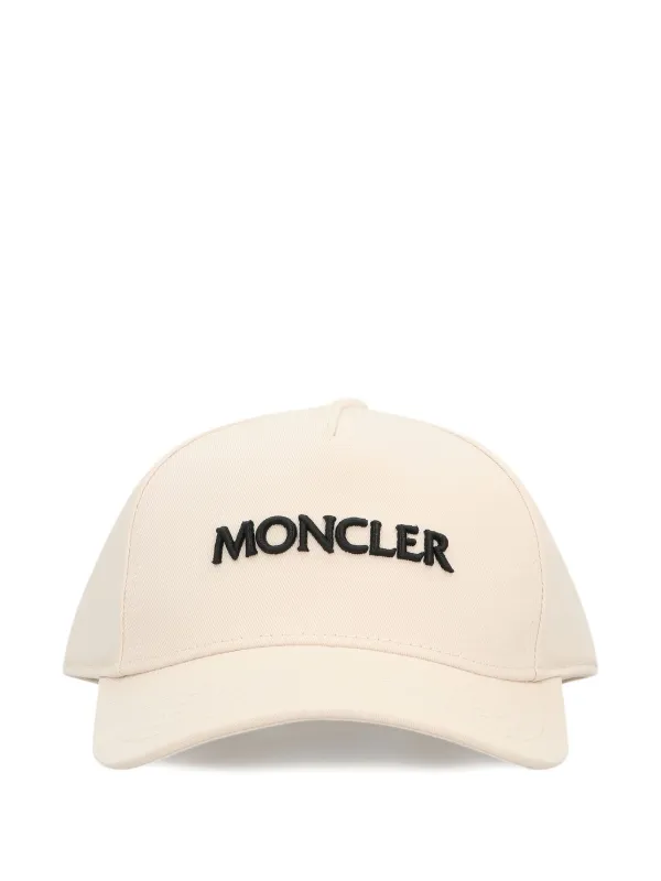 MONCLER ホワイト キャップ Baseball Hat Moncler Cap White Moncler Gabardine Baseball White
