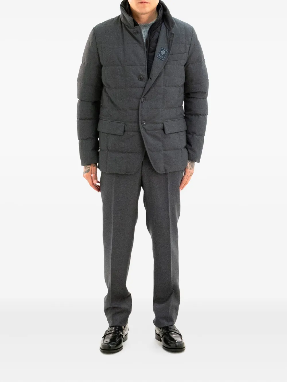 Fay check-pattern jacket | Down Jackets | Image 2