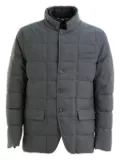 Fay check-pattern jacket - Grey