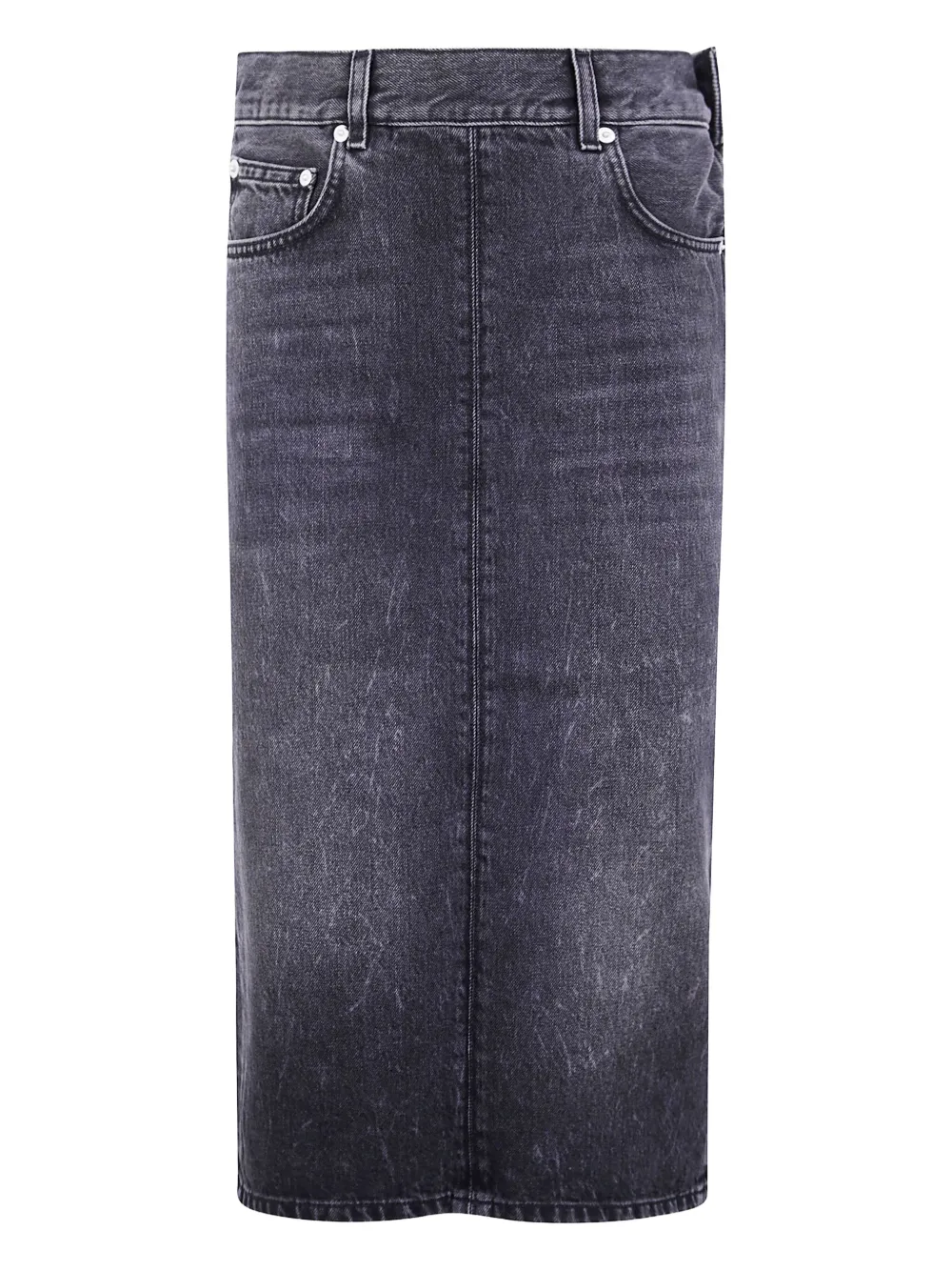 Haikure Authentic Skirt With Pockets And Slit In Blue