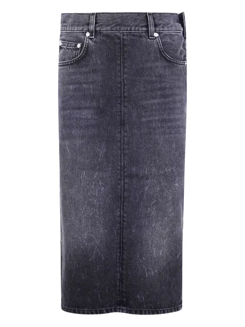 Haikure denim cotton skirt